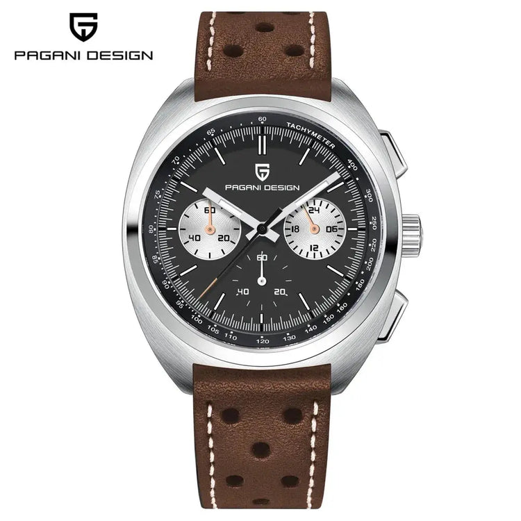 Luxury 40mm Stainless Steel Sports Watch with Chronograph - Inspirational Watches