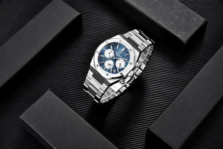 Sapphire Crystal Luminous Stainless Steel 200m Waterproof Watch - Inspirational Watches