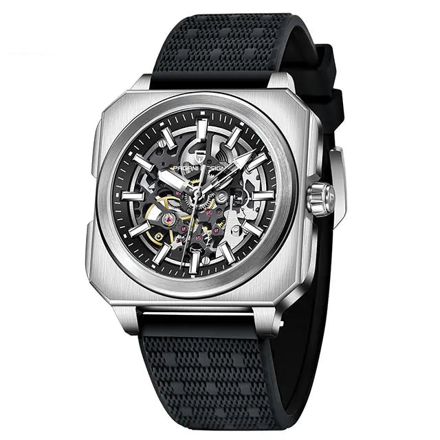 PAGANI DESIGN New Hollowed Men Mechanical Watch Top Brand Sapphire Glass Clock Classic Luxury Waterproof Automatic Men&