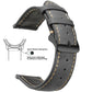 Vintage Quick-Release Genuine Leather Watch Strap