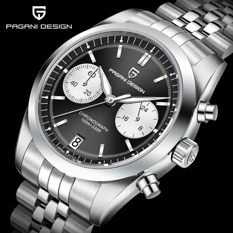 Sports Quartz Chronograph Men Luxury Watches Sapphire Stainless Steel Diving Clock Inspirational Watches