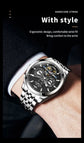 Automatic Luxury Waterproof Hollow Skeleton Watch - Inspirational Watches