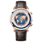 World Time Automatic Mechanical Calendar Stainless Steel Inspirational Watches
