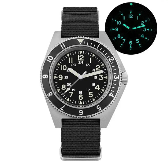 Dives Watch Quartz Movement Sapphire Crystal Inspirational Watches