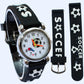 Sport Football Style 3D Watch Silicone Band Children Quartz Watch Boy Watch Girls Watch Cartoon Analog Wristwatch Inspirational Watches