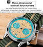 Multifunction Chronograph Luxury Watch For Men 100M Waterproof Inspirational Watches
