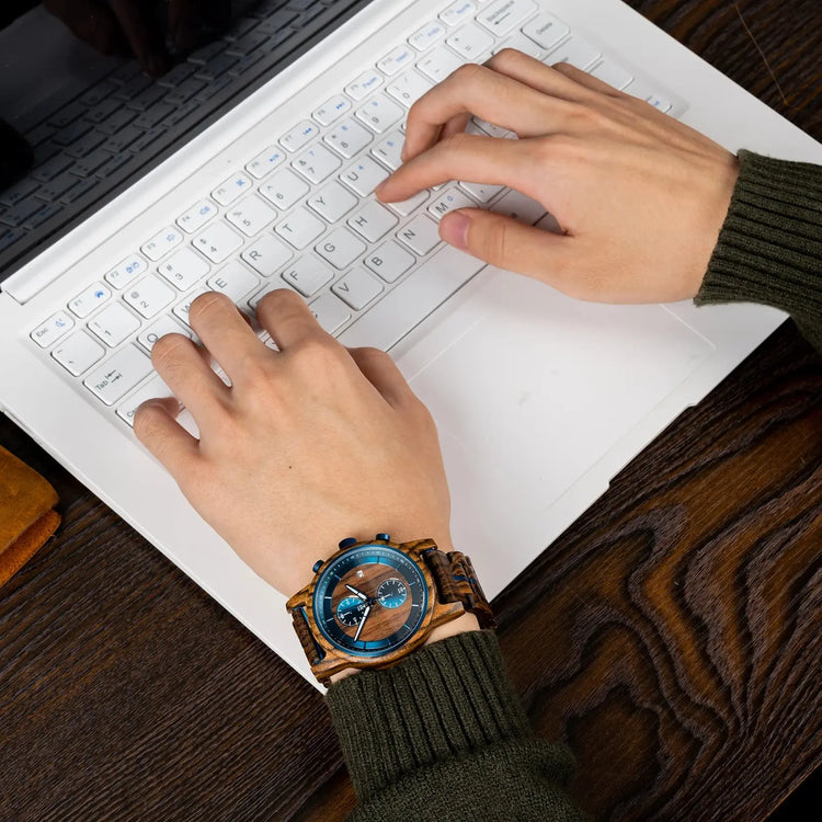 Vintage Wooden Watch for Men – Luxury Original Wristwatch with Premium Design - Inspirational Watches