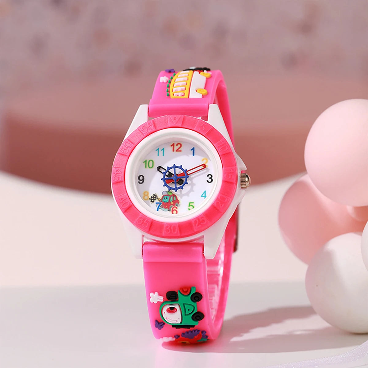 Fun Cartoon Car Kids Watch Inspirational Watches