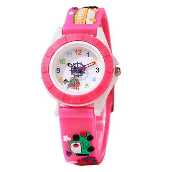 Fun Cartoon Car Kids Watch Inspirational Watches