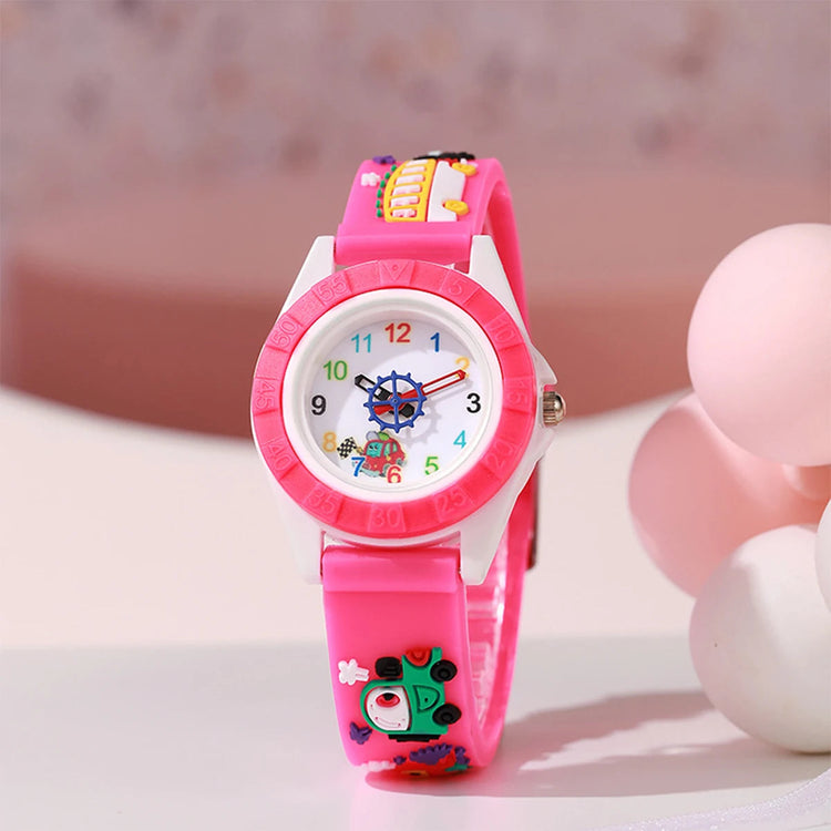Fun Cartoon Car Kids Watch Inspirational Watches