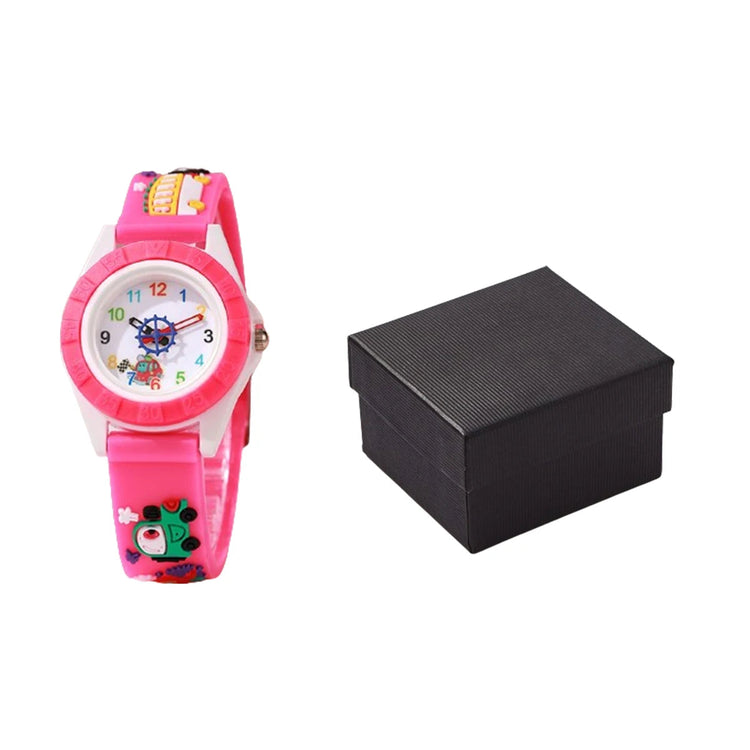 Fun Cartoon Car Kids Watch Inspirational Watches