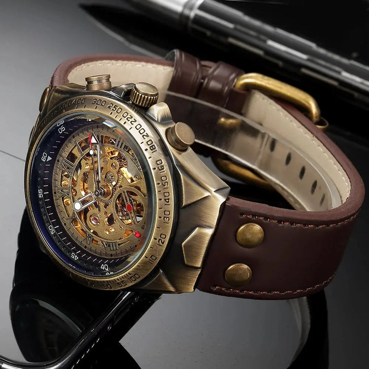 Retro with Genuine Leather Inspirational Watches