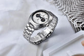 Luxury 40mm Stainless Steel Sports Watch with Chronograph - Inspirational Watches