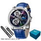 PINDU Design Starry Twelve Constellations Mechanical Watch Sapphire Waterproof Men Mechanical Wristwatches Miyata 8215 Movement Inspirational Watches
