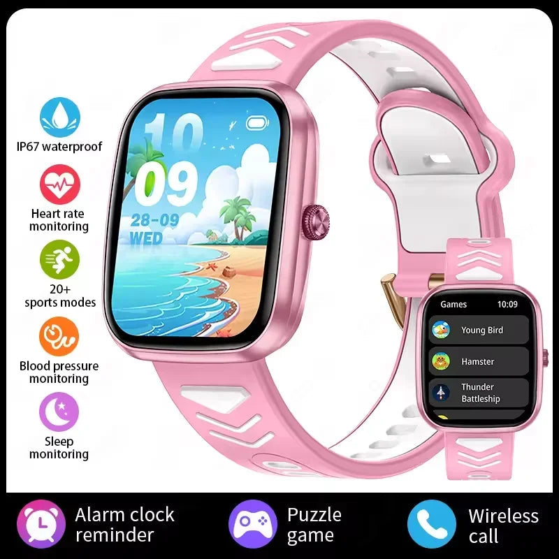 Waterproof Fitness Tracker Bluetooth Call Kids Smartwatch Inspirational Watches