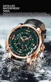 Horse Gambling Full Automatic Mechanical Inspirational Watches