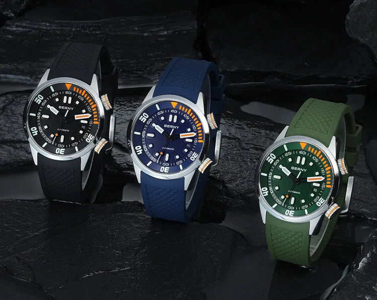 Automatic Dive Super Luminous Sapphire Swim Sport Mechanical Inspirational Watches