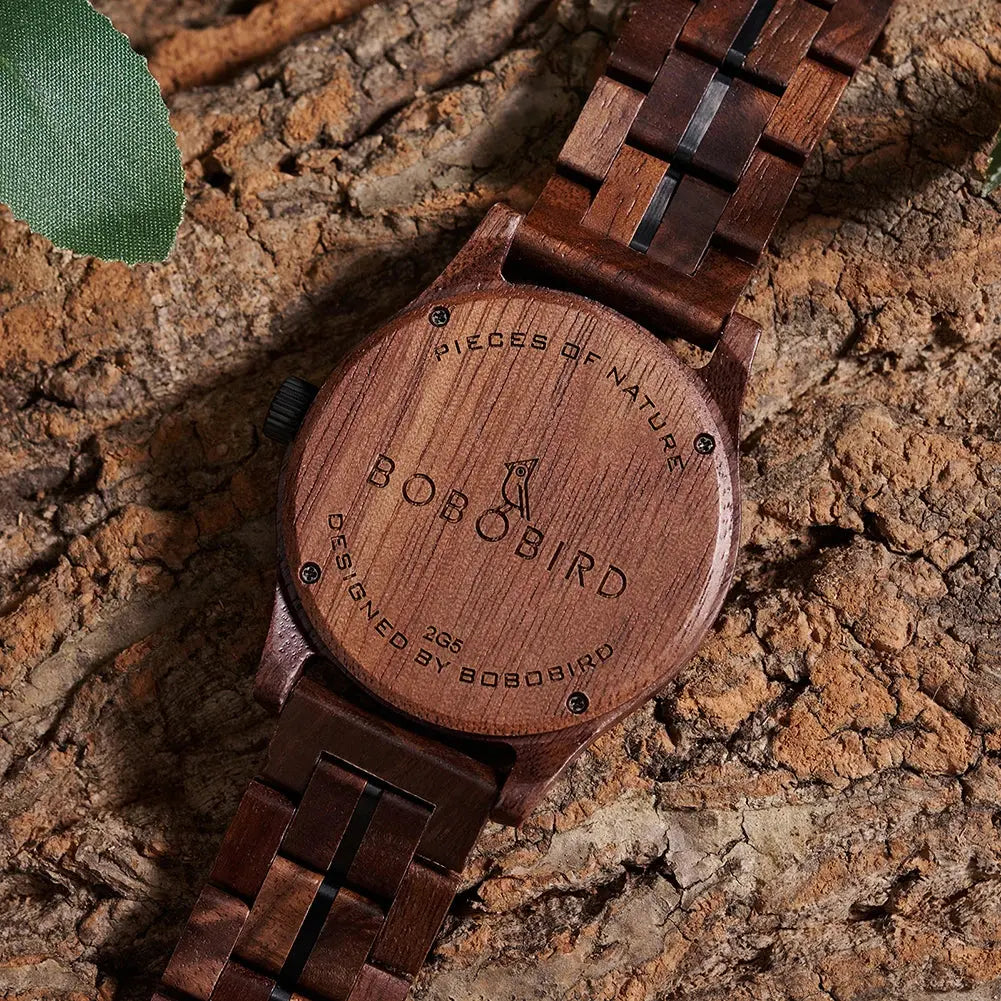 Wood Fashion Chronograph Watch Inspirational Watches