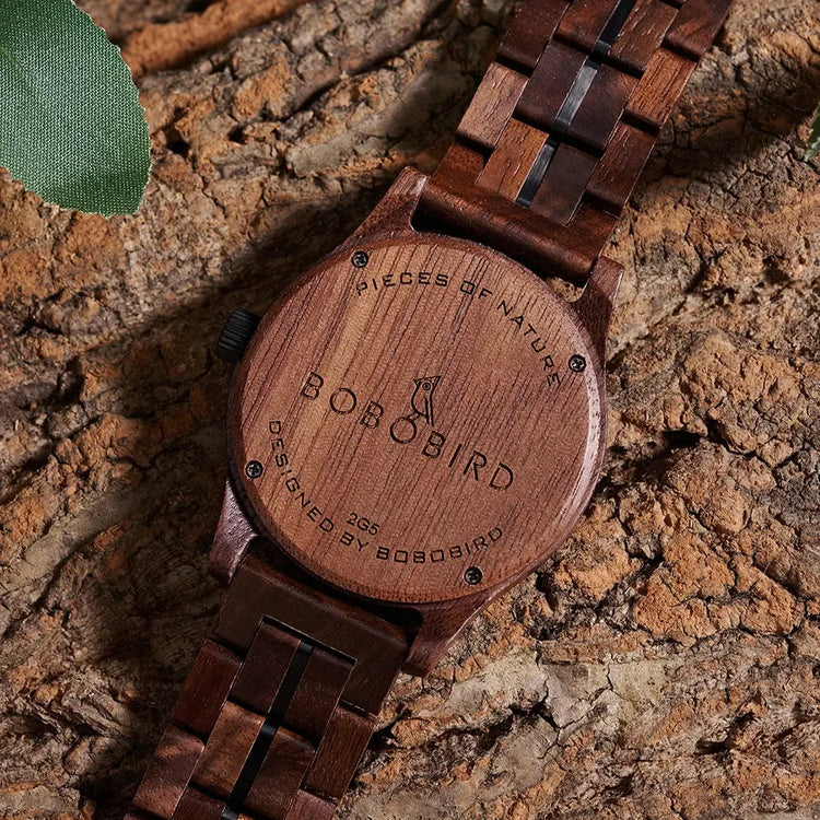 Wood Fashion Chronograph Watch Inspirational Watches