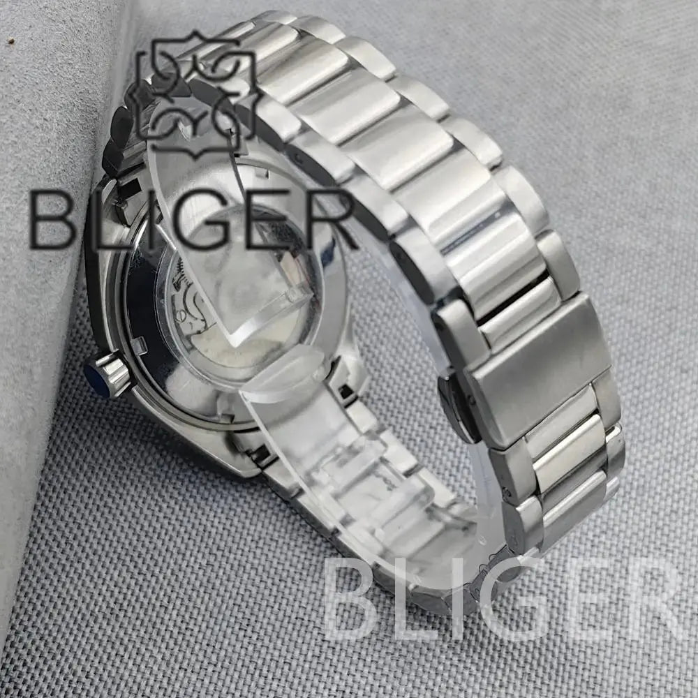 Time Earth Map Mechanical Sapphire Crystal Waterproof Luminous Inspirational Watches