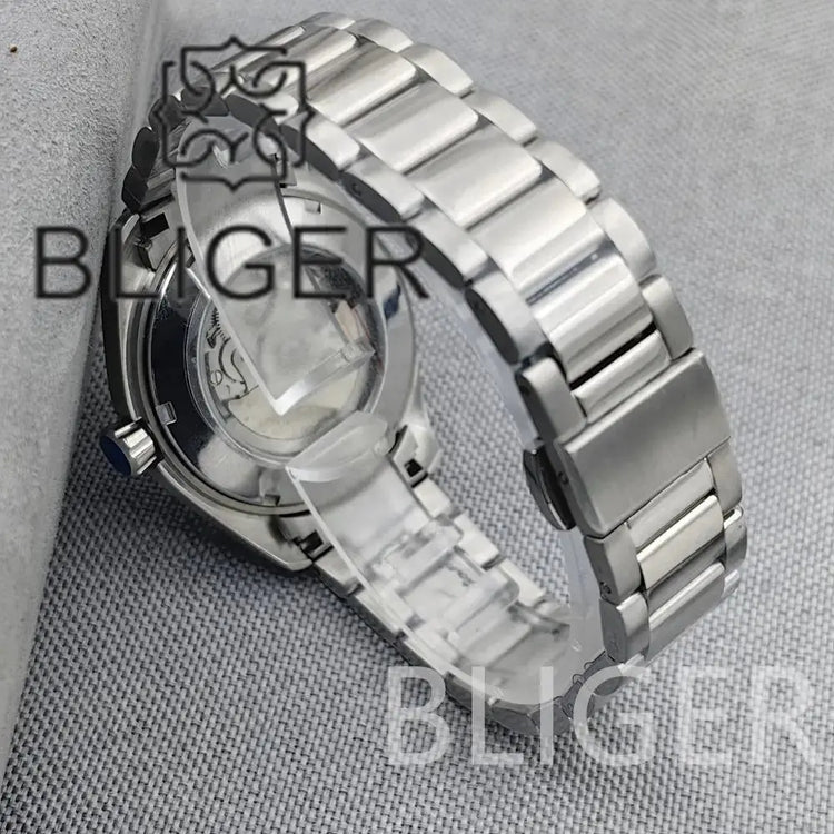Time Earth Map Mechanical Sapphire Crystal Waterproof Luminous Inspirational Watches