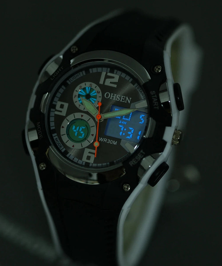 Fashion Digital LED Analog Kids Watch Inspirational Watches