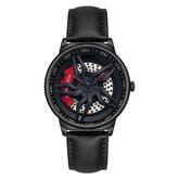 Rotating Dial Waterproof Car Wheel Watch Men Quartz Sport Steel Clock Creative Rim Hub Wheel Wristwatch Relogio Masculine Inspirational Watches