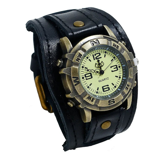 Vintage Wristwatch Fashion Pin Buckle Leather Strap - Inspirational Watches