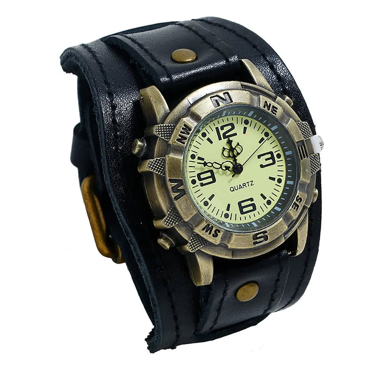 Vintage Wristwatch Fashion Pin Buckle Leather Strap - Inspirational Watches