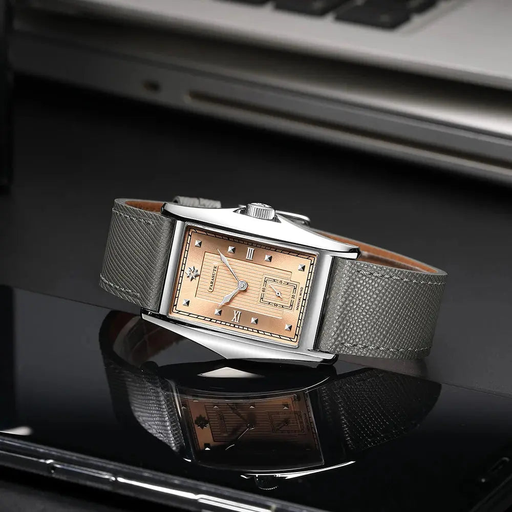 Square Dial Mechanical Movement Inspirational Watches