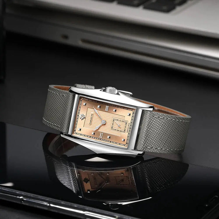 Square Dial Mechanical Movement Inspirational Watches