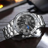 Luxury Large Dial Men Business Fashion Quartz Wristwatches - Inspirational Watches