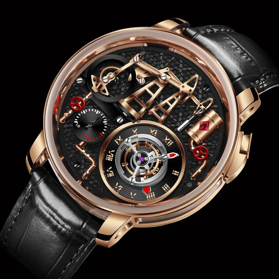 Button Oil Pump Swiss Quartz 762 Movement Sapphire - Inspirational Watches