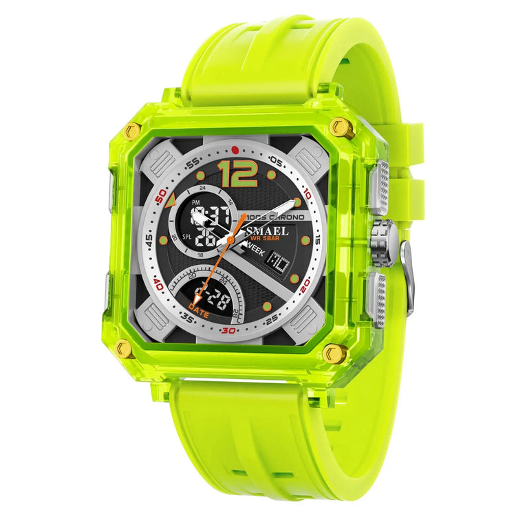 Military Watches Men Watch 2025 New 50M Waterproof Wristwatch Stopwatch Alarm LED Light Digital Watches 8121 Men&