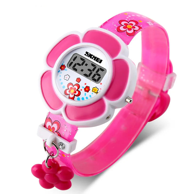 Flower Electronic Kids Watch Inspirational Watches