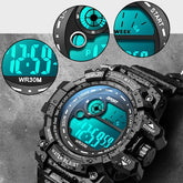 LED Digital Luminous Fashion Sport Waterproof Watches For Man Date Army Military Clock - Inspirational Watches