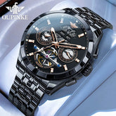 Automatic Luxury Waterproof Hollow Skeleton Watch - Inspirational Watches