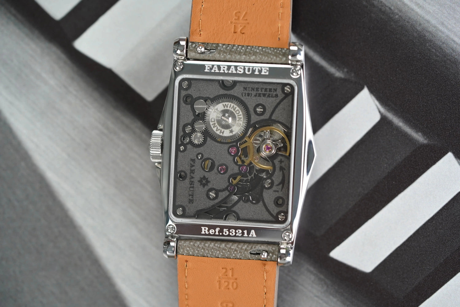 Square Dial Mechanical Movement Inspirational Watches