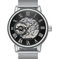 Luxury Fashion Skeleton Mechanical Hand Wind Watch for Men Inspirational Watches