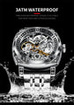 Skeleton Mechanical Engraved Watch Inspirational Watches