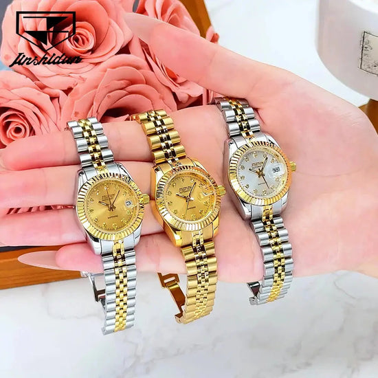 Automatic Mechanical Luxury Fashion Stainless Steel Women&