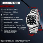 Automatic Watches 40MM Stainless Steel Wristwatch Sapphire AR Coated - Inspirational Watches