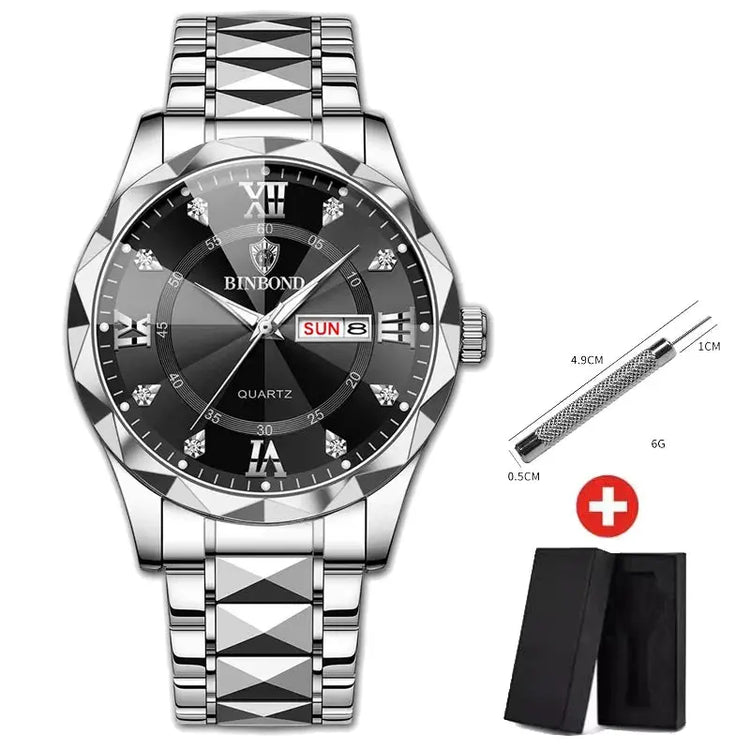 Original Waterproof Luminous Dual Calendar Watch Inspirational Watches
