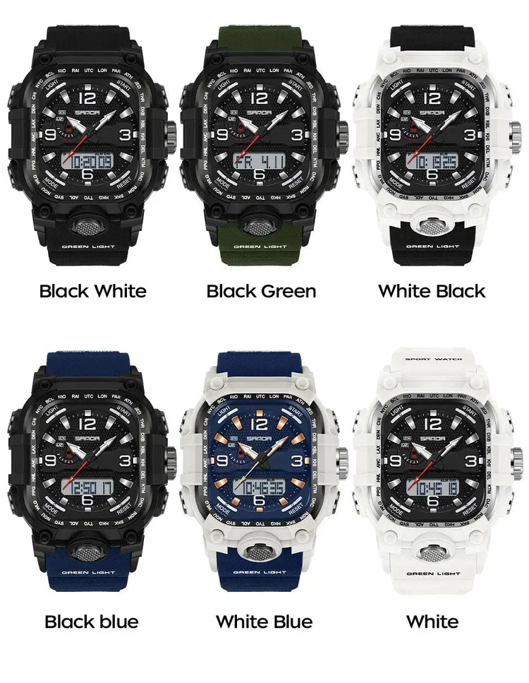 Multi functions Sports Wristwatch Inspirational Watches