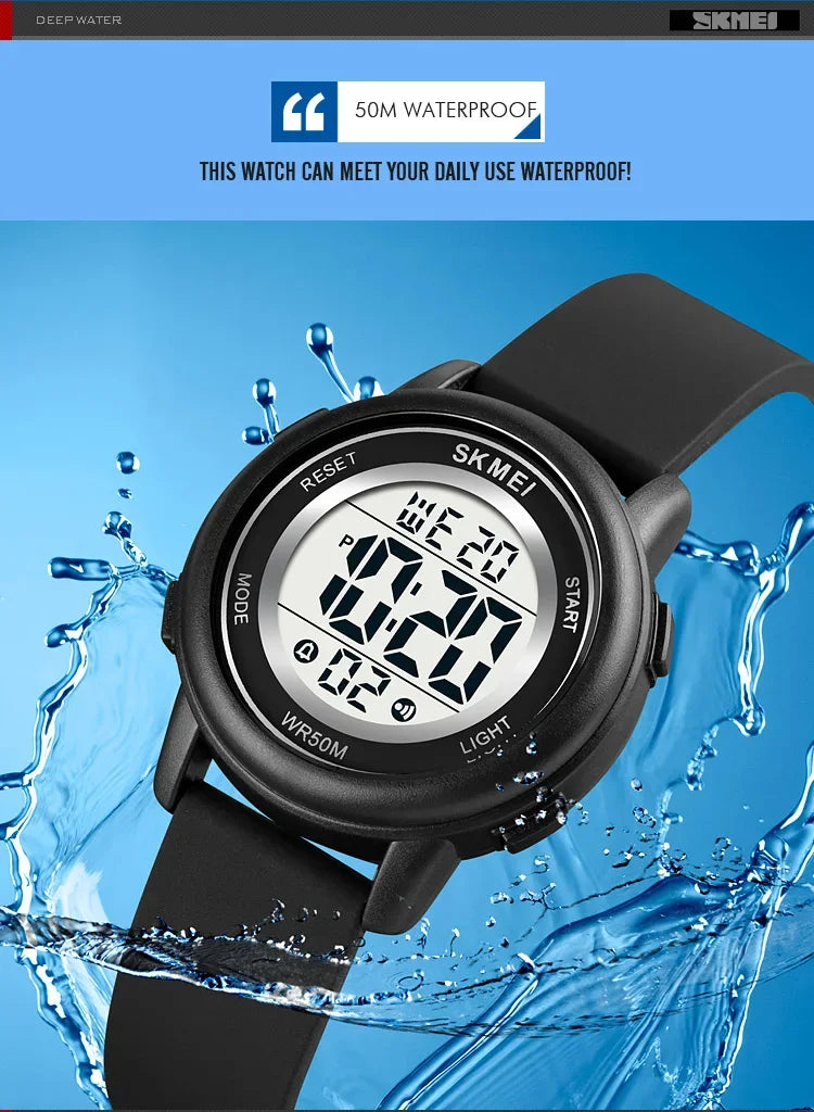 Waterproof Kids Sports Watch Inspirational Watches
