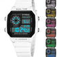 Digital Sports Luminous Multifunction Waterproof watch Inspirational Watches