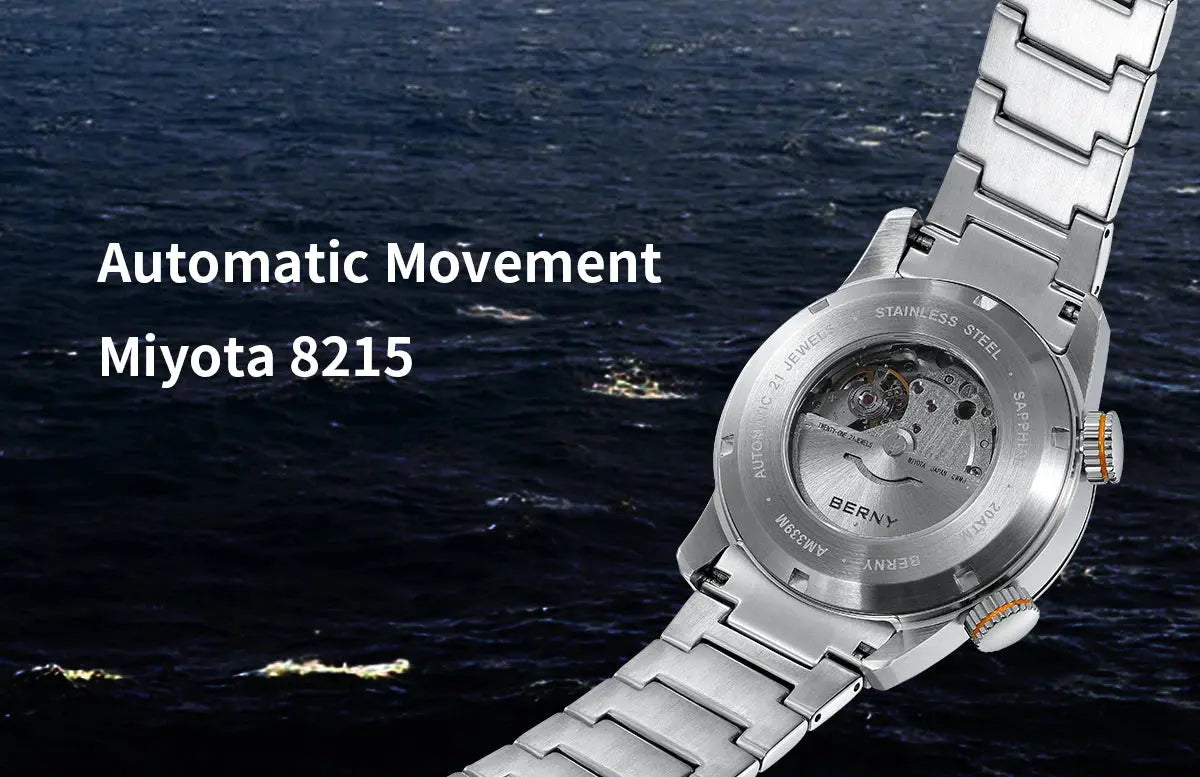 Automatic Dive Super Luminous Sapphire Swim Sport Mechanical Inspirational Watches