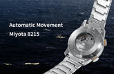 Automatic Dive Super Luminous Sapphire Swim Sport Mechanical Inspirational Watches