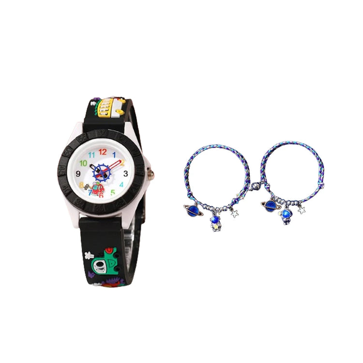 Fun Cartoon Car Kids Watch Inspirational Watches