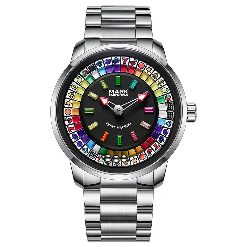 Mark Fairwhale New Quartz Watch For Men Fruit Rotating Dial Wristwatch Luxury Waterproof  Clock Man Fashion Watch 2026 Top Brand Inspirational Watches